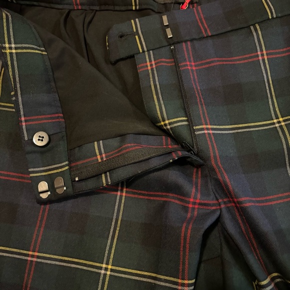 NWT Talbots Plaid Hampshire Ankle Pants, Size 12 Petite - Picture 6 of 14